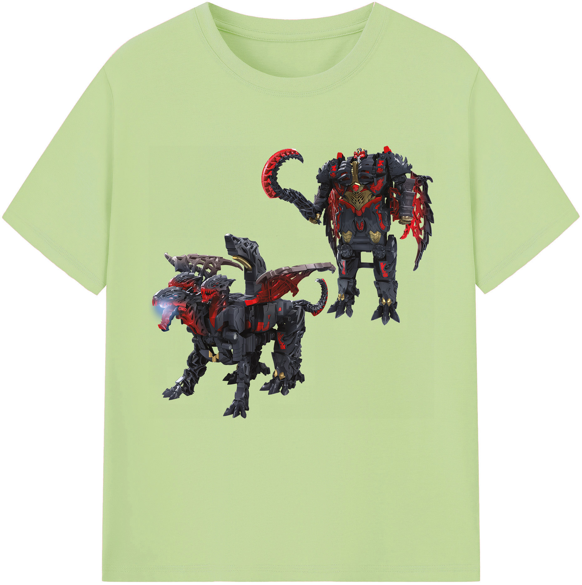（画像用） Transformers トランスフォーマー 綿100％半袖Tシャツ（フロントプリント）